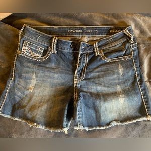 Cowgirl Tuff Jean Shorts